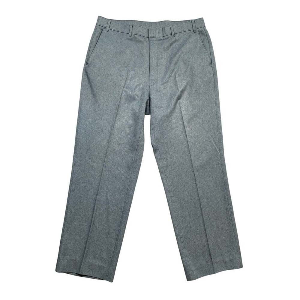 Vintage Levis Pants Mens 38 Blue Gray Action Slack Western Formal Dress Trouser